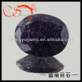 oval cut voilet snowflake crackle cz stones wholesale(CZOV0016-8X10mm)
